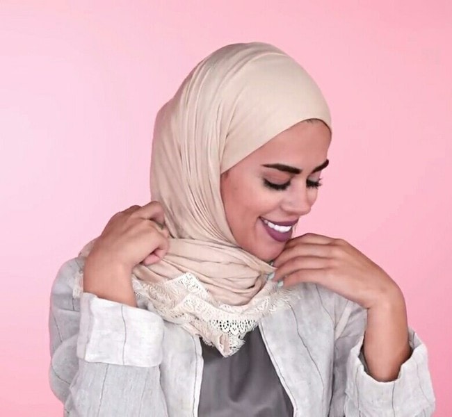 Fancy Hijab Tutorial For Parties And Weddings