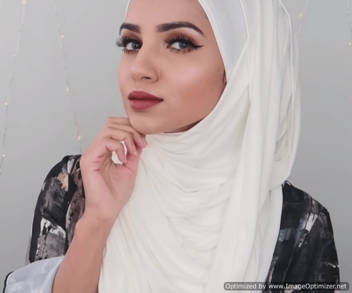 Simple Hijab Style for Abaya Step by Step