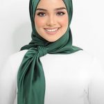 Soft And Smooth Silk Head Scarves Hijab Style