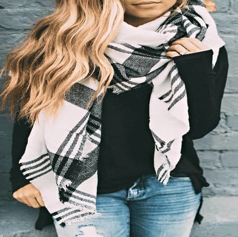 More than 15 Different Ways to Wear a Blanket Scarf | Stylorita