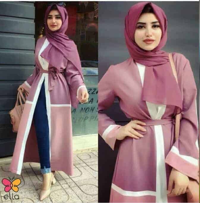 stylish Abaya hijab 