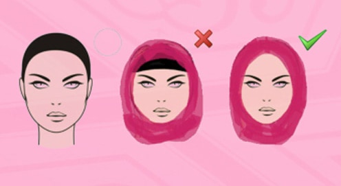 hijab styles for round faces